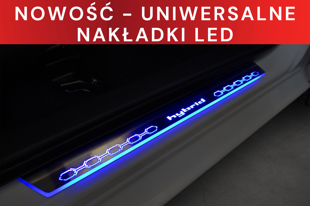 Nakładki progowe uniwersalne LED
