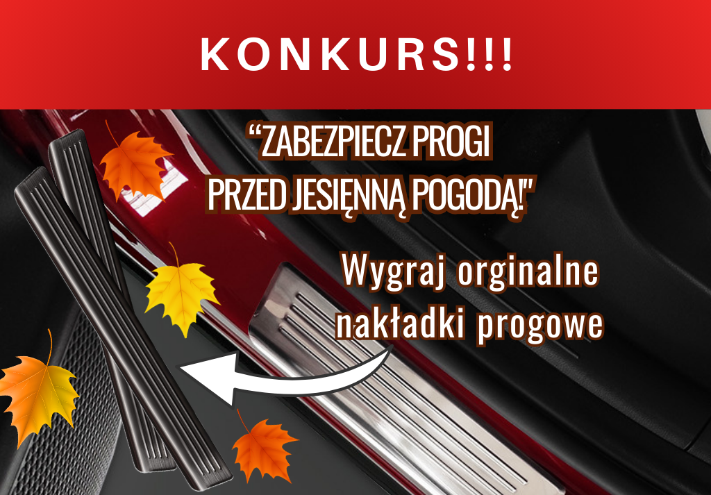 Wygraj nakładki progowe do swojego auta!!!