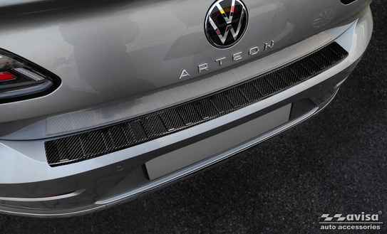 Nakładka na zderzak tylny do Volkswagen Arteon Shooting Brake (Carbon Fiber)