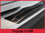 Nakładka na zderzak tylny.do Toyota C-HR Carbon+Stal