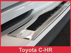 Nakładka na zderzak tylny.do Toyota C-HR Carbon+Stal
