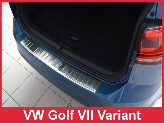 Nakładka na zderzak tylny do Volkswagen Golf 7 Kombi (Stal)