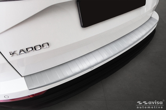Nakładka na zderzak tylny Skoda Karoq (Srebrny mat) 