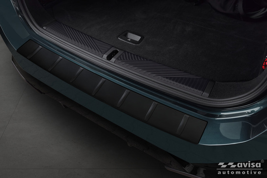 Nakładka na zderzak tylny BMW 5 G61 Touring / M-Pakiet (Czarny mat)