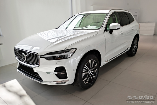 Nakładka na zderzak tylny do Volvo XC60 II (Srebrny mat)