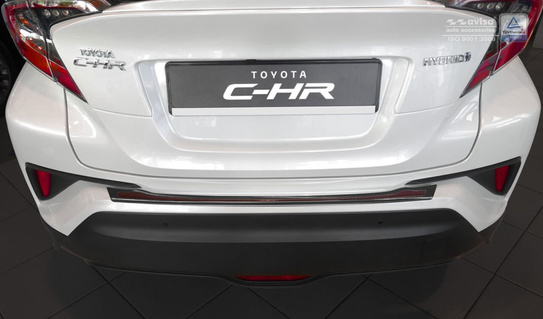 Nakładka na zderzak tylny do Toyota CH-R Carbon+Stal