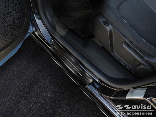 Nakładki progowe do Smart Forfour 2 (Czarne)