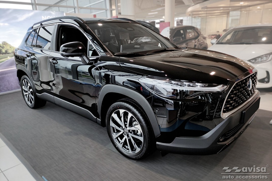 Nakładki progowe do Toyota Corolla Cross (Stal -Czarna)