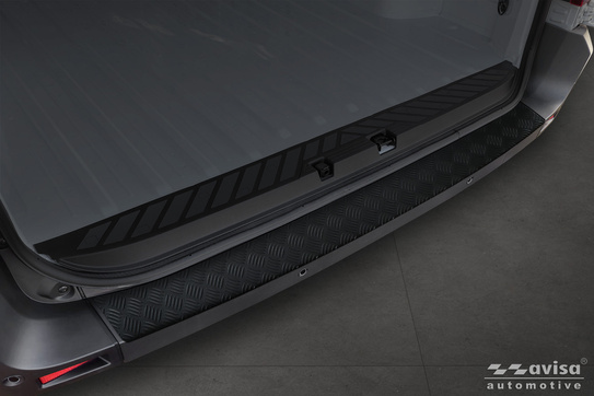 Nakładka na zderzak tylny do Renault Master 4 (Czarny mat)