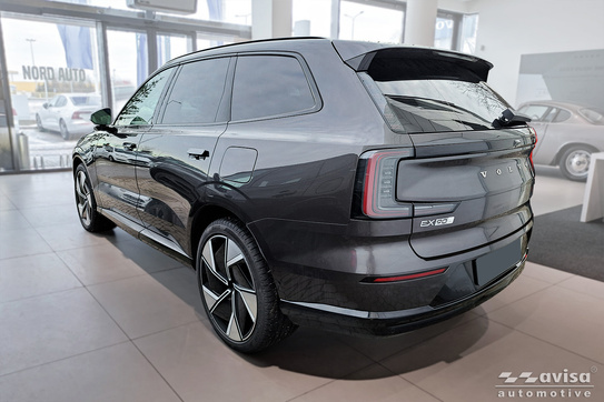 Nakładka na zderzak tylny do Volvo EX90 (Czarne lustro)