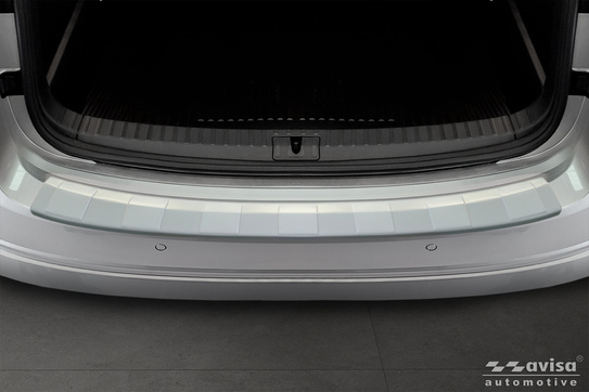 Nakładka na zderzak tylny Skoda Octavia 4 Kombi (Srebrny mat) 