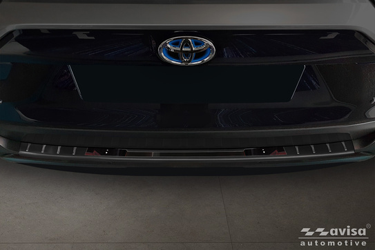 Nakładka na zderzak tylny Toyota RAV4 5 (Czarna)