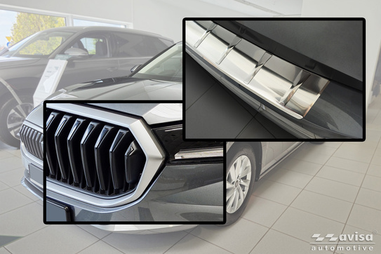 Nakładka na zderzak tylny do Skoda Superb 4 Liftback