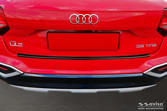 Nakładka na zderzak tylny do AUDI Q2 (Czarna)