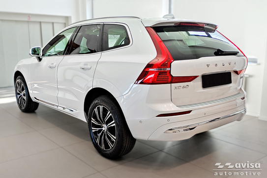 Nakładka na zderzak tylny do Volvo XC60 II (Srebrny mat)