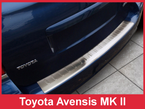 Nakładka na zderzak tylny Toyota Avensis Mk 2 Kombi (Stal)