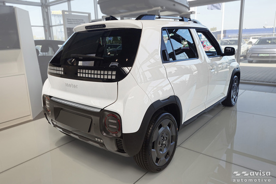 Nakładka na zderzak tylny do Hyundai Inster (Srebrny mat)