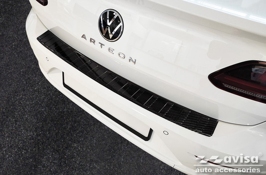 Nakładka na zderzak tylny do Volkswagen Arteon (Carbon Fiber)