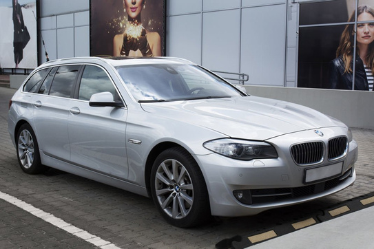 Nakładka na zderzak tylny do BMW 5 F11 Touring (Czarna)