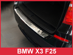 Nakładka na zderzak tylny do BMW serii X3 F25 (Stal)