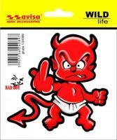 Naklejka na auto - "Diabełek - palec"