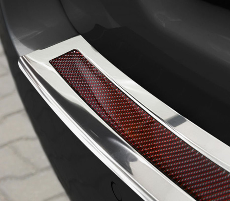 Nakładka na zderzak tylny do BMW serii 5 F11 Kombi Carbon+Stal