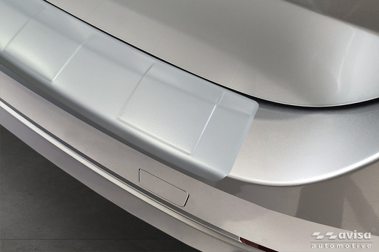 Nakładka na zderzak tylny Skoda Octavia 4 Kombi (Srebrny mat) 