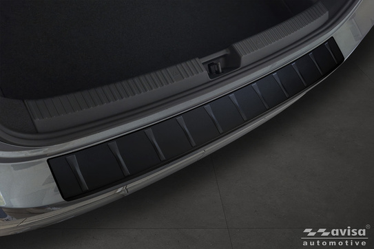 Nakładka na zderzak tylny Skoda Superb 4 Liftback (Czarny Mat)