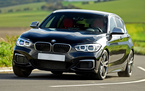 BMW 1 F20 Osłony na słupki drzwi Karbon