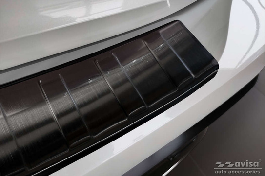 Nakładka na zderzak tylny do Peugeot 308 3 Hatchback (Czarna)