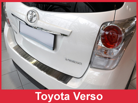 Nakładka na zderzak tylny Toyota Verso (Stal)