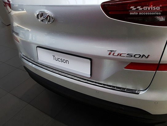 Nakładka na zderzak tylny do HYUNDAI TUCSON 3 (Czarna)