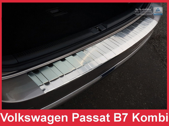 Nakładka na zderzak tylny do Volkswagen Passat B7 Kombi (Stal)