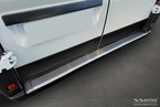 Nakładka listwa ochronna na zderzak tylny Opel Movano 3 (Stal)