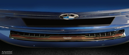 Nakładka na zderzak tylny do BMW serii X1 F48 (Carbon Fiber)