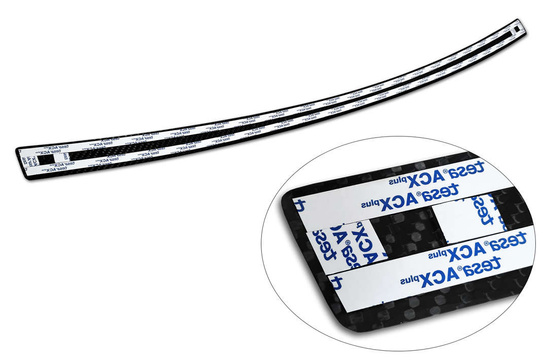 Nakładka na zderzak tylny do Toyota Corolla Cross (Carbon)