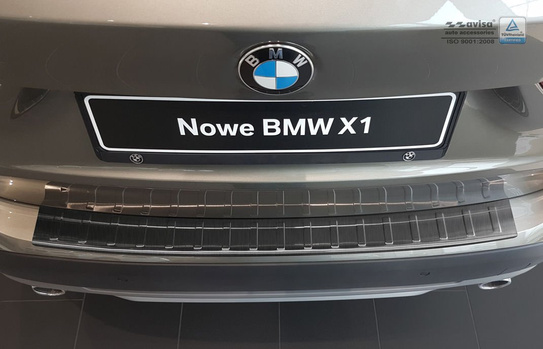 Nakładka na zderzak tylny do BMW serii X1 E84 (Czarna)