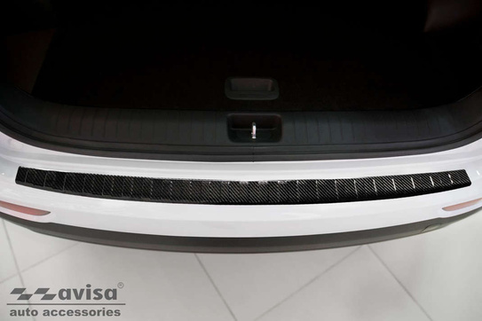 Nakładka na zderzak tylny do KIA SPORTAGE 4 (Carbon Fiber)