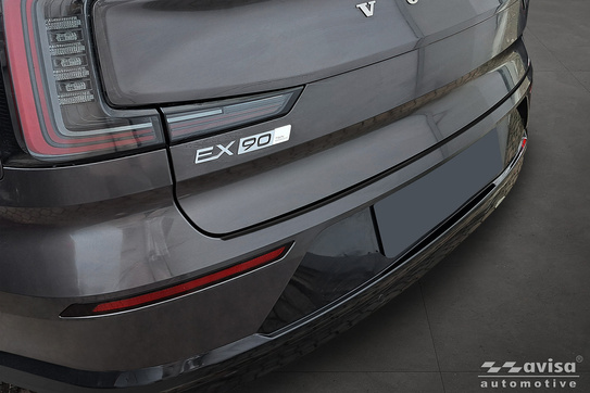 Nakładka na zderzak tylny do Volvo EX90 (Czarne lustro)
