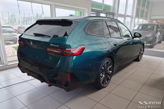 Nakładka na zderzak tylny BMW 5 G61 Touring / M-Pakiet (Czarny mat)