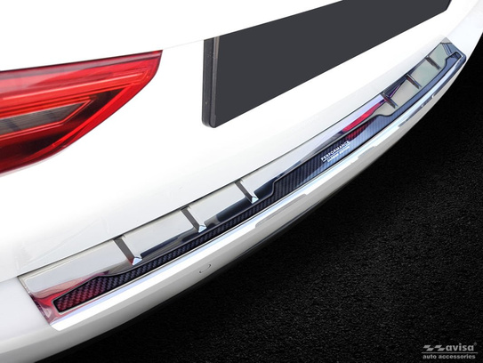 Nakładka na zderzak tylny do BMW serii 5 G31 Touring Carbon Fiber