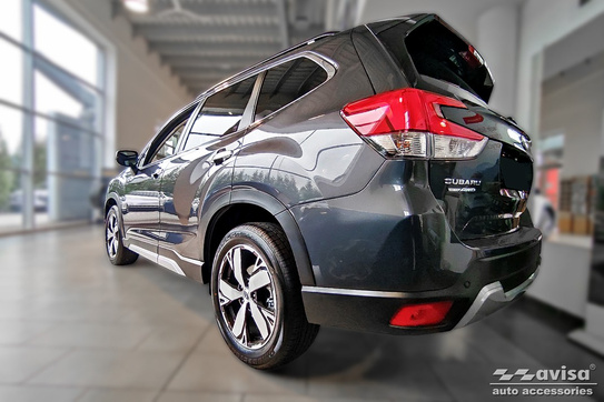 Nakładka na zderzak tylny Subaru Forester 5 (Czarna)