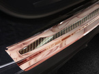 Nakładka na zderzak tylny do Porsche Cayenne Carbon+Stal