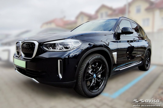 Nakładka na zderzak tylny do BMW iX3 G08 (Stal)