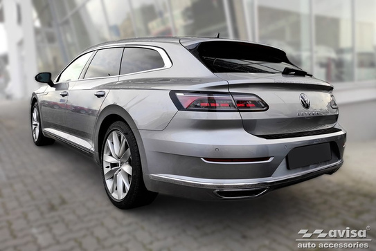 Nakładka na zderzak tylny do Volkswagen Arteon Shooting Brake (Carbon Fiber)