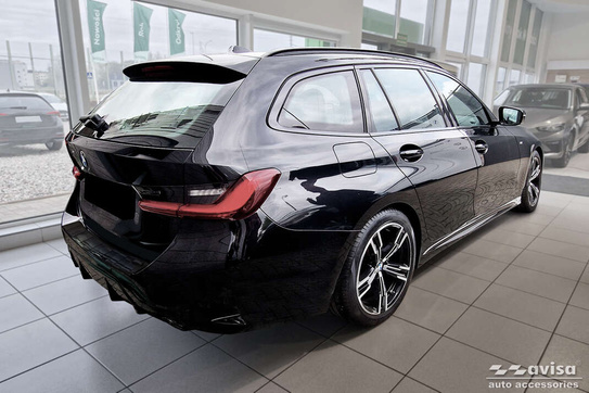 Nakładka na zderzak tylny do BMW 3 VII G21 Kombi  M-Pakiet (Carbon Fiber)