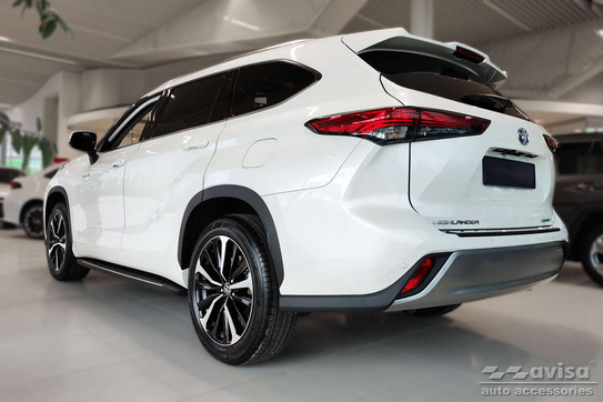 Nakładki progowe do Toyota Highlander 4 (Stal)