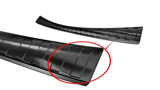 Nakładka na zderzak tylny do Mitsubishi ASX FL2019 (Czarna)