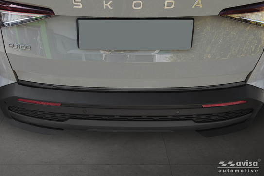 Nakładka na zderzak tylny do Skoda Elroq (Czarny mat)