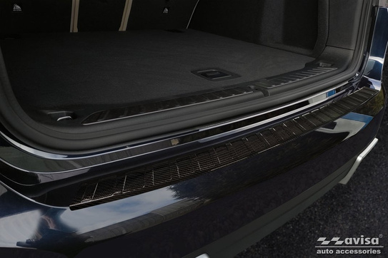 Nakładka na zderzak tylny do BMW iX3 G08 (Carbon Fiber)